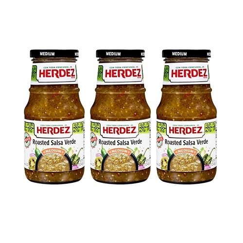 Qualitatt Herdez Salsa Verde Asada Media 15.7 oz Paquete de 3