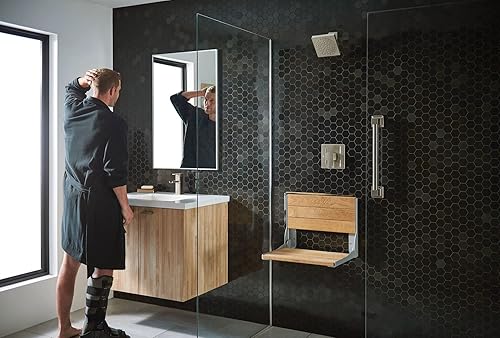 Miniatura 8 de Moen Posi - Set de cabezal de regadera de 90 grados TS2712BN, TS2712BN