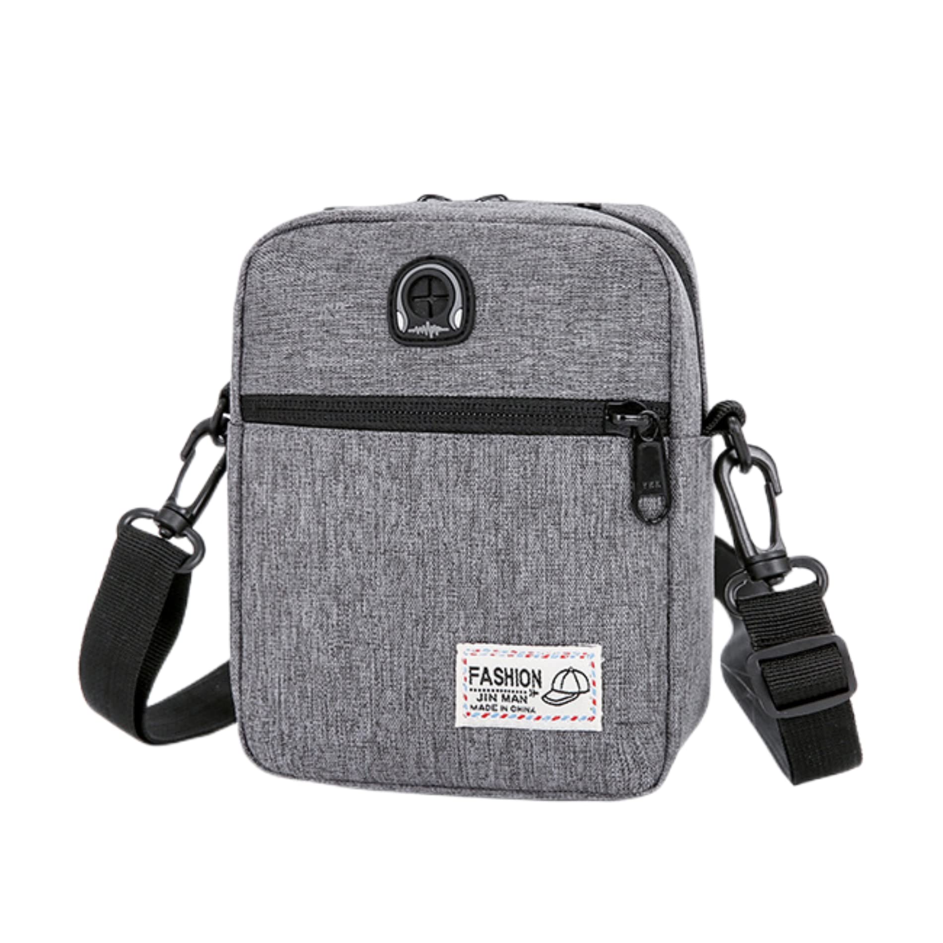 3-Layers Waterproof Cell Phone Pouch Crossbody Purse Oxford Fabric Belt Bag Wallet for Men Women