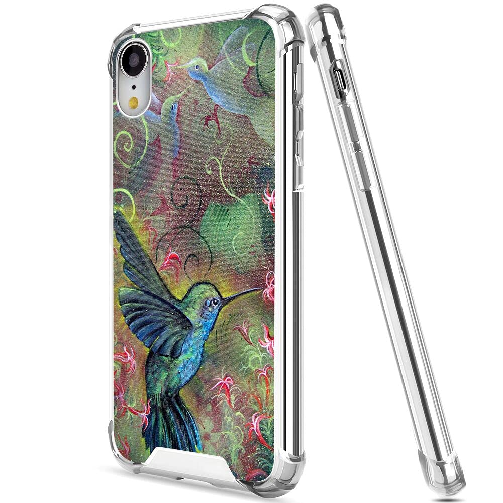 Cover con cordino per iPhone XR, rigida angoli rinforzati