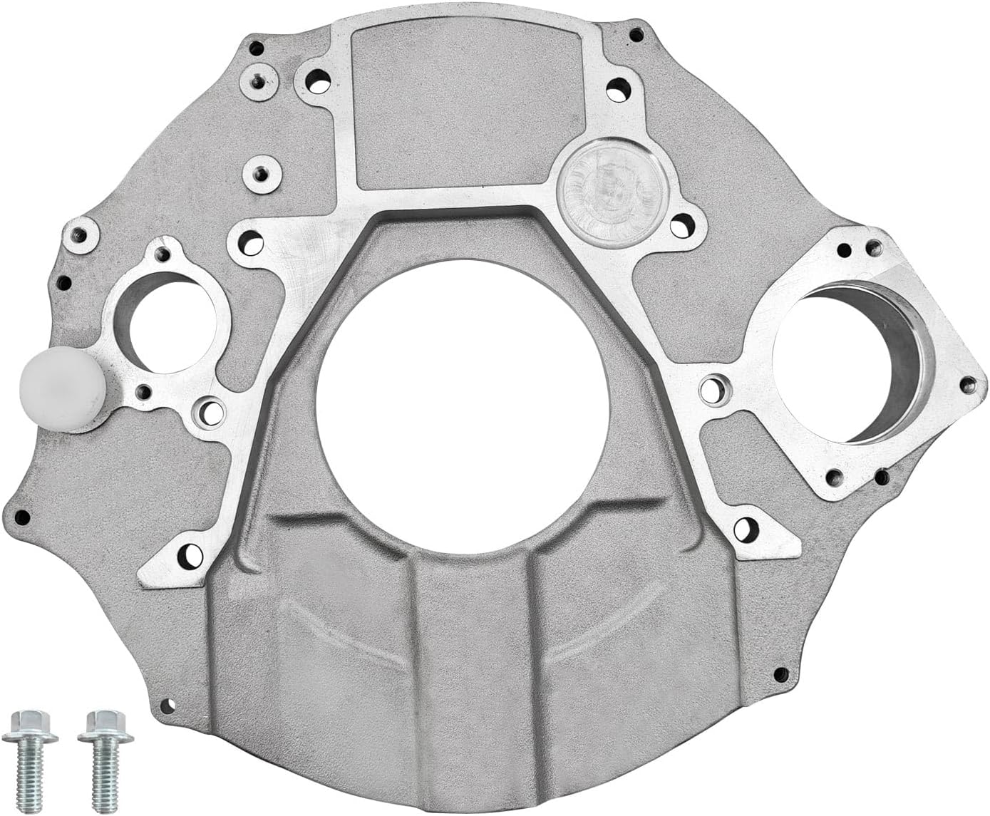 3923045 Transmission Adapter Plate Replacement for Dodge Ram 2500 3500 1994-2002 Fits for Cummins 5.9L Engine 47RH 47RE NV4500 NV5600 Transmission Adapter Flywheel Bell Housing with Stopper and Screws