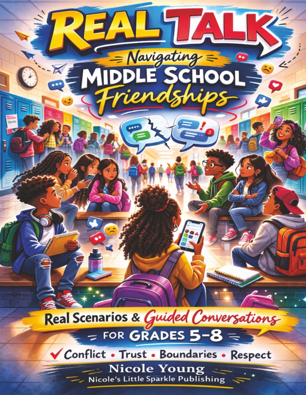 Real Talk: Navigating Middle School Friendships: Real Scenarios & Guided Conversations for Grades 5–8