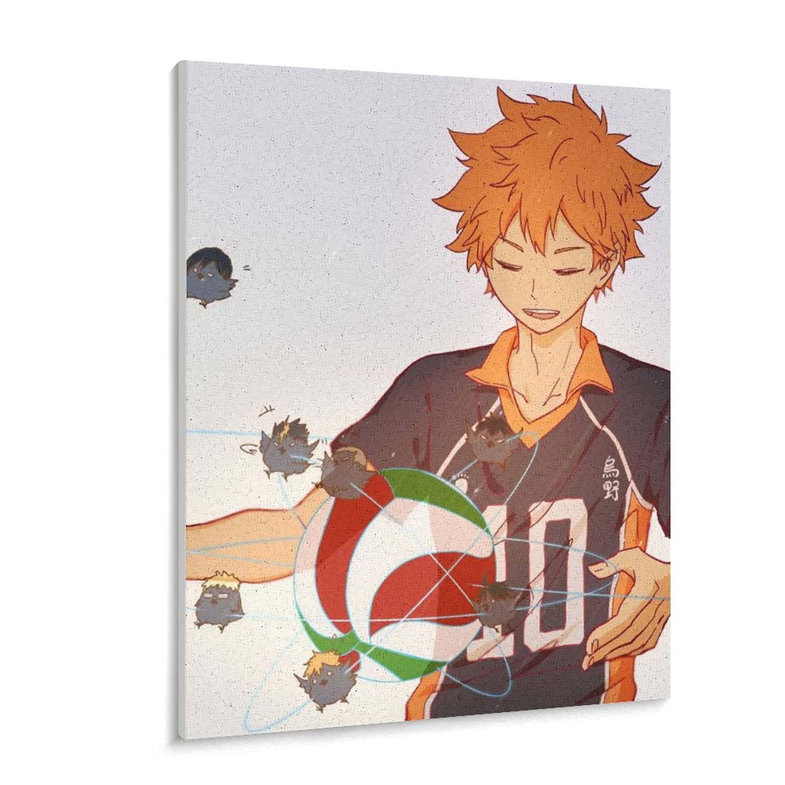 Amazon.co.jp: ハイキュー ひなた しょうよう.. 手描きの油絵