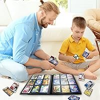 Vista 6 de Foldermax Card Binder - 9 Pocket Trading Card Album Folder - 360 Side Loading Pocket Binder for TCG