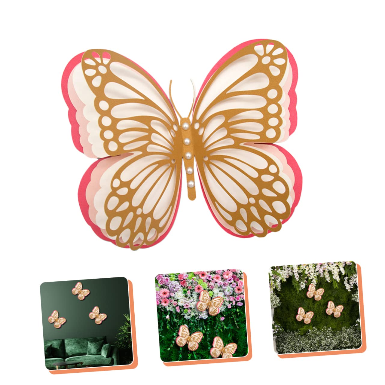 Abaodam 5 Stücke Schmetterling Aufkleber 3d Schmetterlinge Aufkleber Set Für Wohnzimmer Dekorative