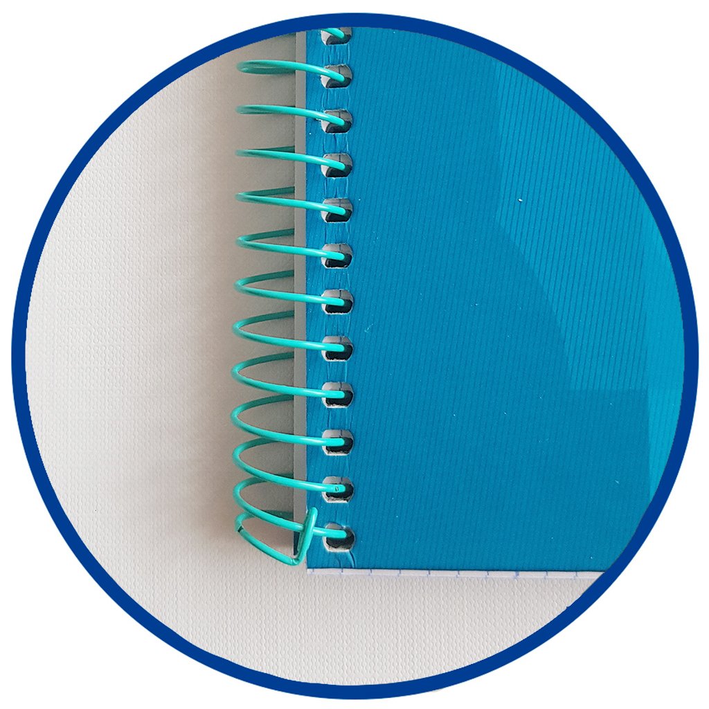 Oxford 936137 - Extrahard Cover Blue Notepad A4 Size 80 Sheets, Aqua, A4, 210 x 297 mm - Image 4