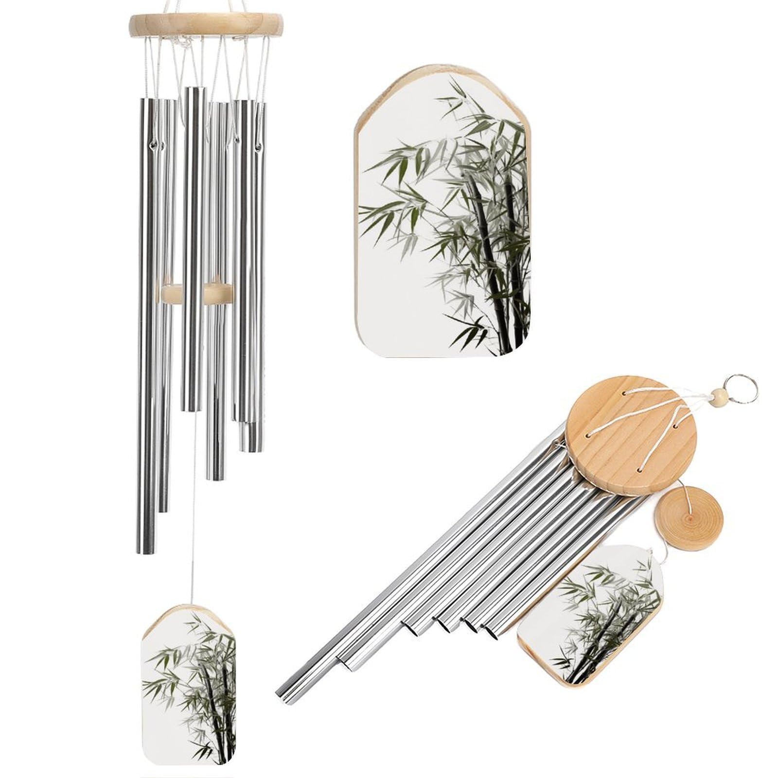 Asian Wind Chimes for Outside House Warming Gifts, Deep Tone Soothing Melodic Tones Windchimes, Memorial Wind Chime for Home Garden Decoration Aluminium Large Wind Chimes