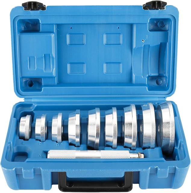 FreeTec 10Pc Aluminum Medium& Big Wheel Bearing Race Seal Bushing Driver Removal Tool