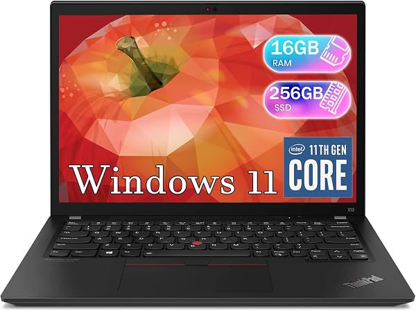 Lenovo ThinkPad X13 Gen 2, Core i5-1135G7, 16GB RAM, 256GB SSD (Renovado) | Teclado japonés, Laptop ThinkPad con Windows 11 Pro, HDMI, Thunderbolt