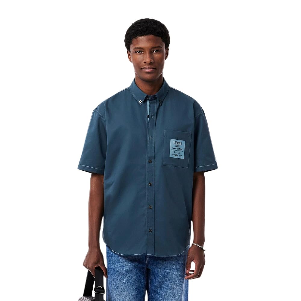 未使用品 SEEALL シーオール メンズ シルク シャツコート 46 SEEALL