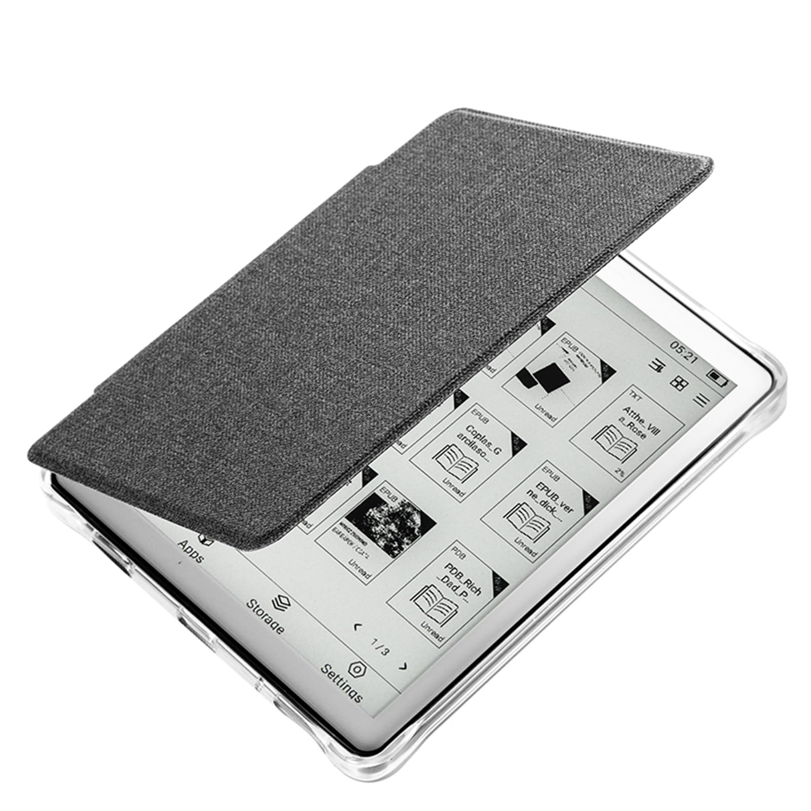 Tosuny 5,76 Zoll E-Reader, Schlankes Design, Klares Display, Tragbarer E-Book-Reader für Erwachsene, 8.1 mit Langlebigem (1G+16G)