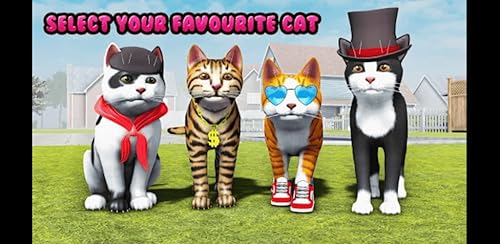 Cat Life Simulator 3D: Pet Sim – Virtual Cat Games, Kitten Simulator, Pet Life Adventure, Cute Anima