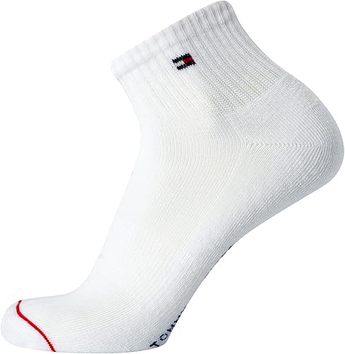 Miniatura 5 de Tommy Hilfiger Calcetines para hombre, paquete de 12 con soporte de arco, comodidad acolchada y estilo atlético (7-12)