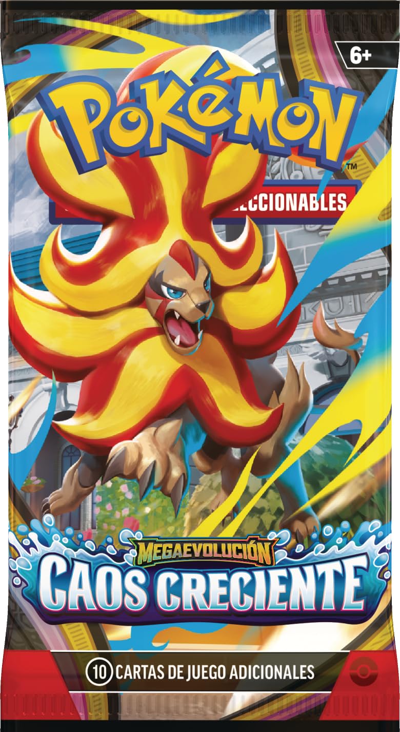 Pokémon: Lote de Sobres de Mejora de Megaevolución-Caos Creciente (6 Sobres de Mejora)