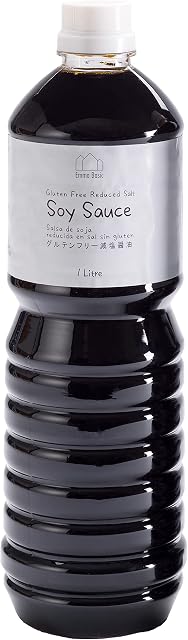 Emma Basic Gluten Free Reduced Salt Soy Sauce 1 Litre | Umami |Reduced Salt |No Additives|
