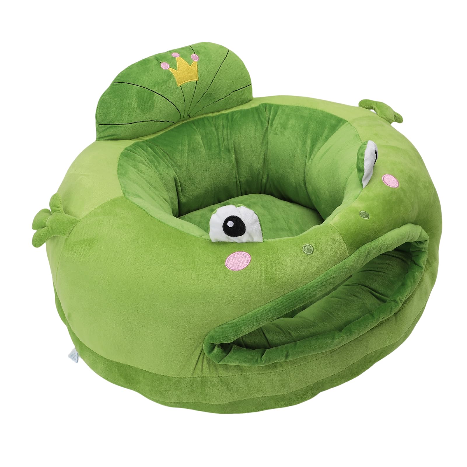 mingzhe Sedia da Sit Up per Bambini in Peluche a Forma di Cartone Animato, Sedile di Supporto Morbido per Neonati con Cuscino Ergonomico Paraurti a 360°, Design Salvaspazio Bambini (Stile 2)