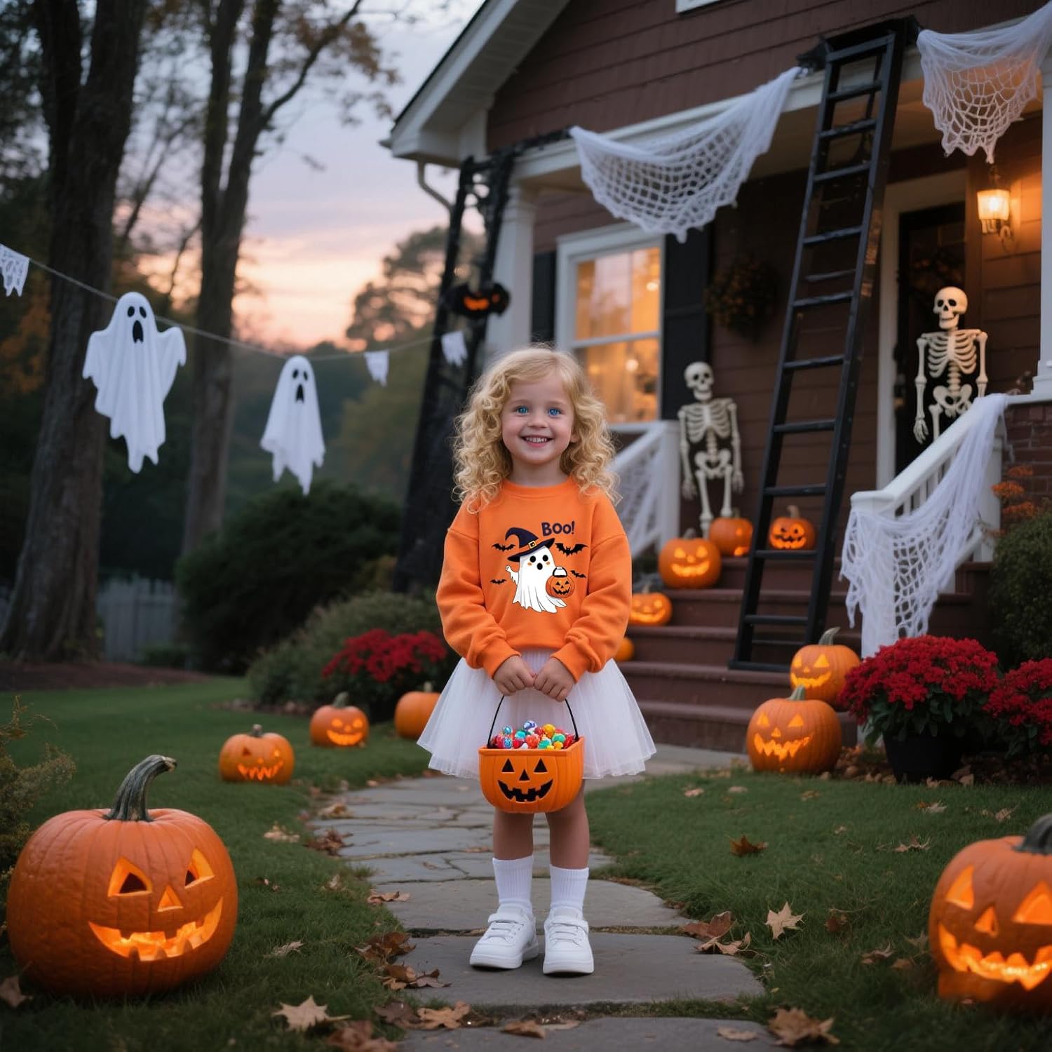 Kids Christmas Ugly Sweatshirt Boys Girls Funny 3D Graphic Xmas Pullover Long Sleeve Jumper Shirts Size 3-14T - Image 7