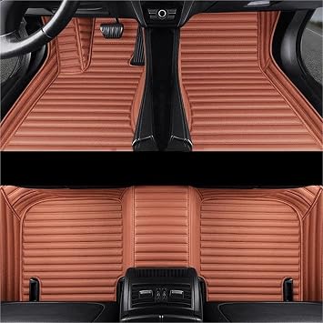 Car Mats Carpet For Mercedes For Benz For E Class W211 W212 W213 2019-2023 LHD Floor Mats Waterproof Floor Mat Carpets Interior Floor MatsBrown,X-3