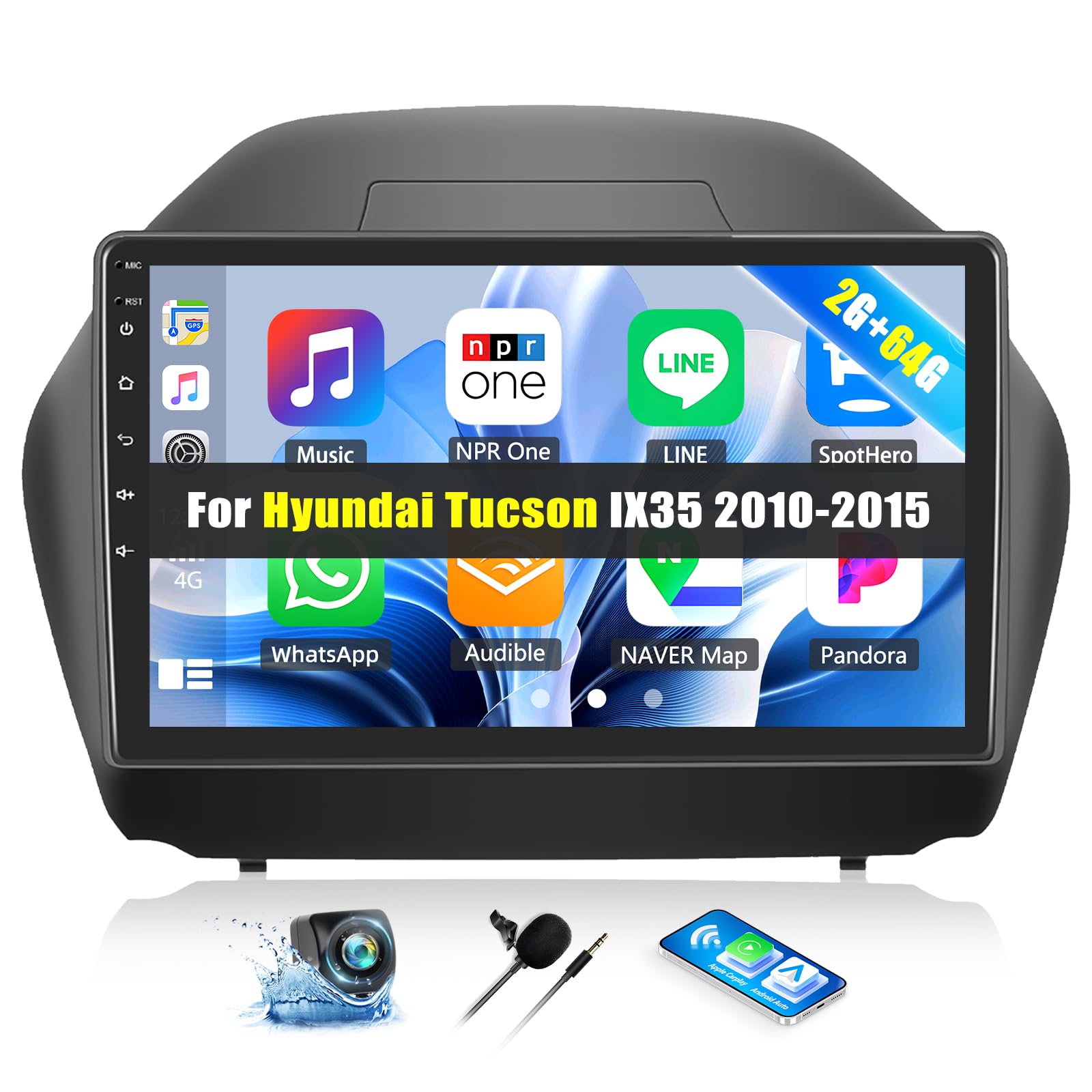 Amazon.com: Android 15 Car Radio for Hyundai Tucson IX35 2010-2015