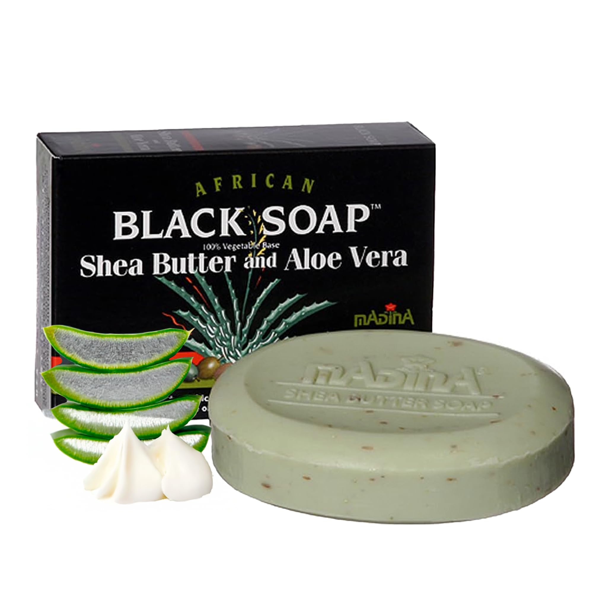 Madina African Black Soap 6 Pack
