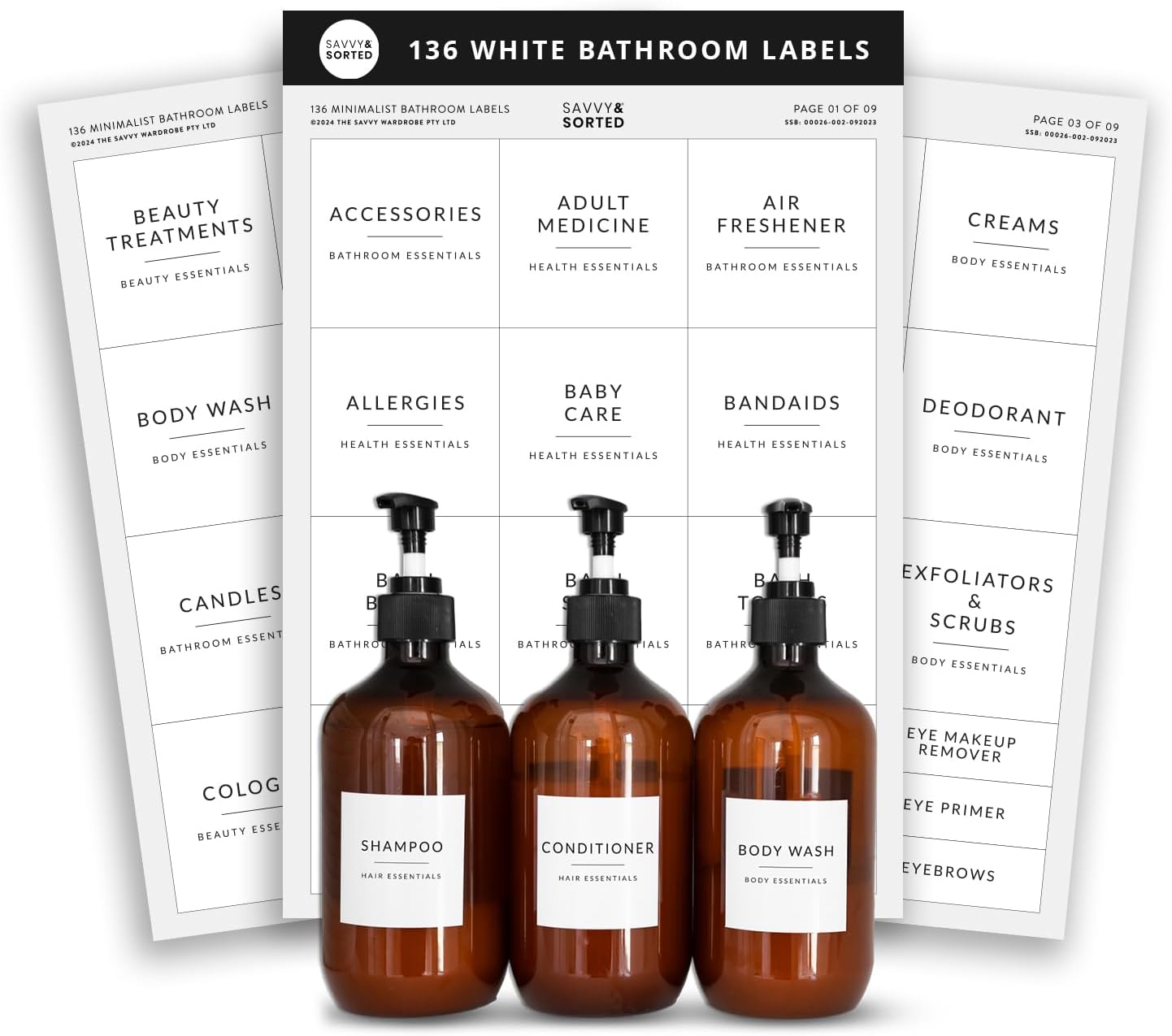 Bathroom Labels