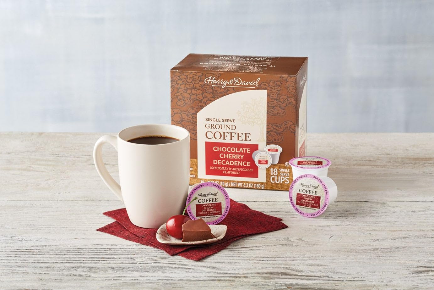 Amazon.com : Harry & David Chocolate Cherry Decadence Single-Serve