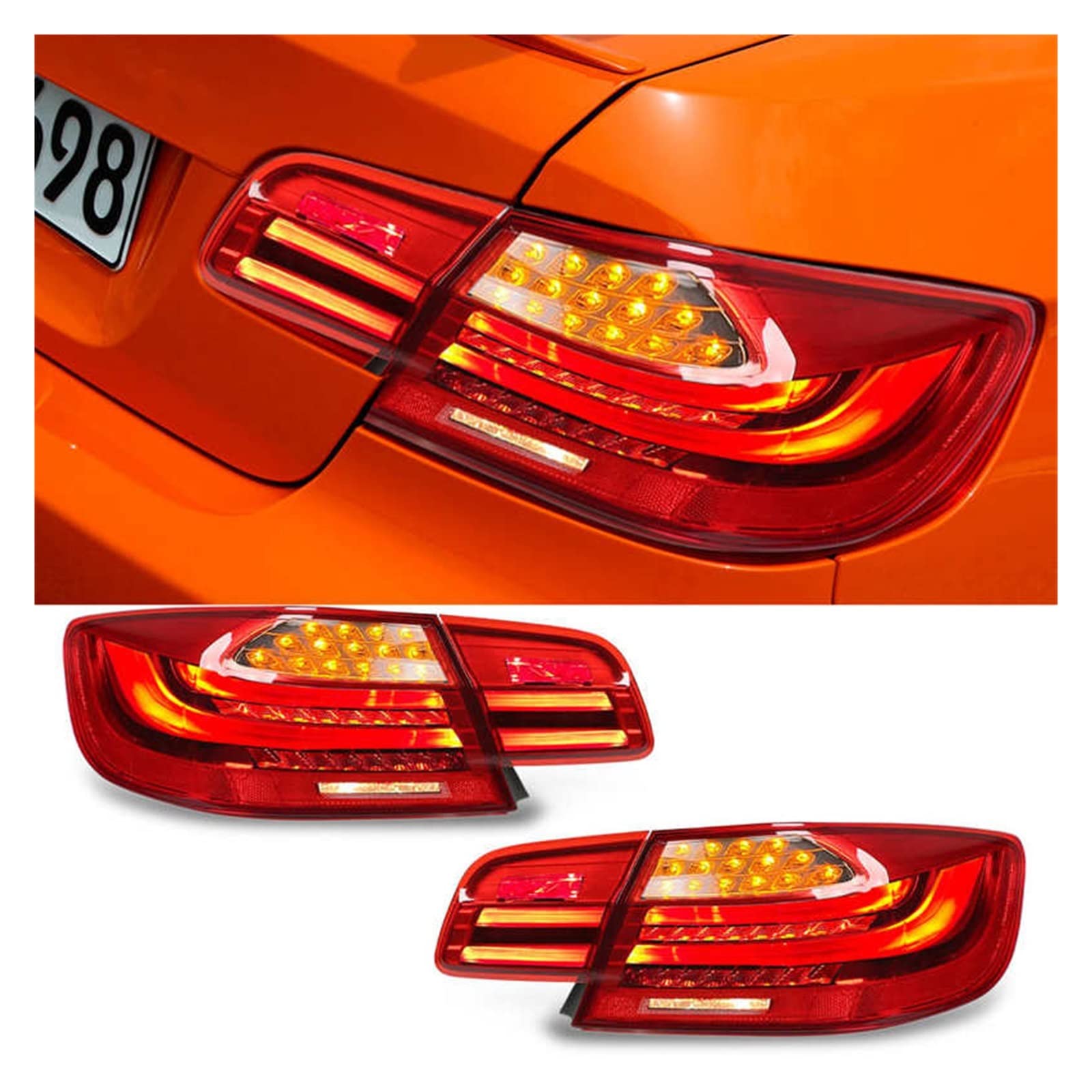 Amazon.com: 1 Pair Full LED Dynamic Tail Lights with Sequential