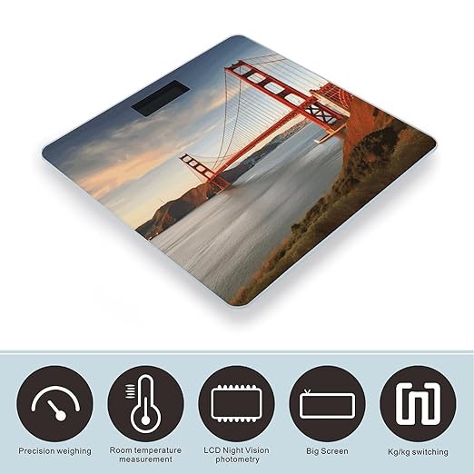 Báscula Digital Golden Gate Bridge para Peso Corporal miniatura 3