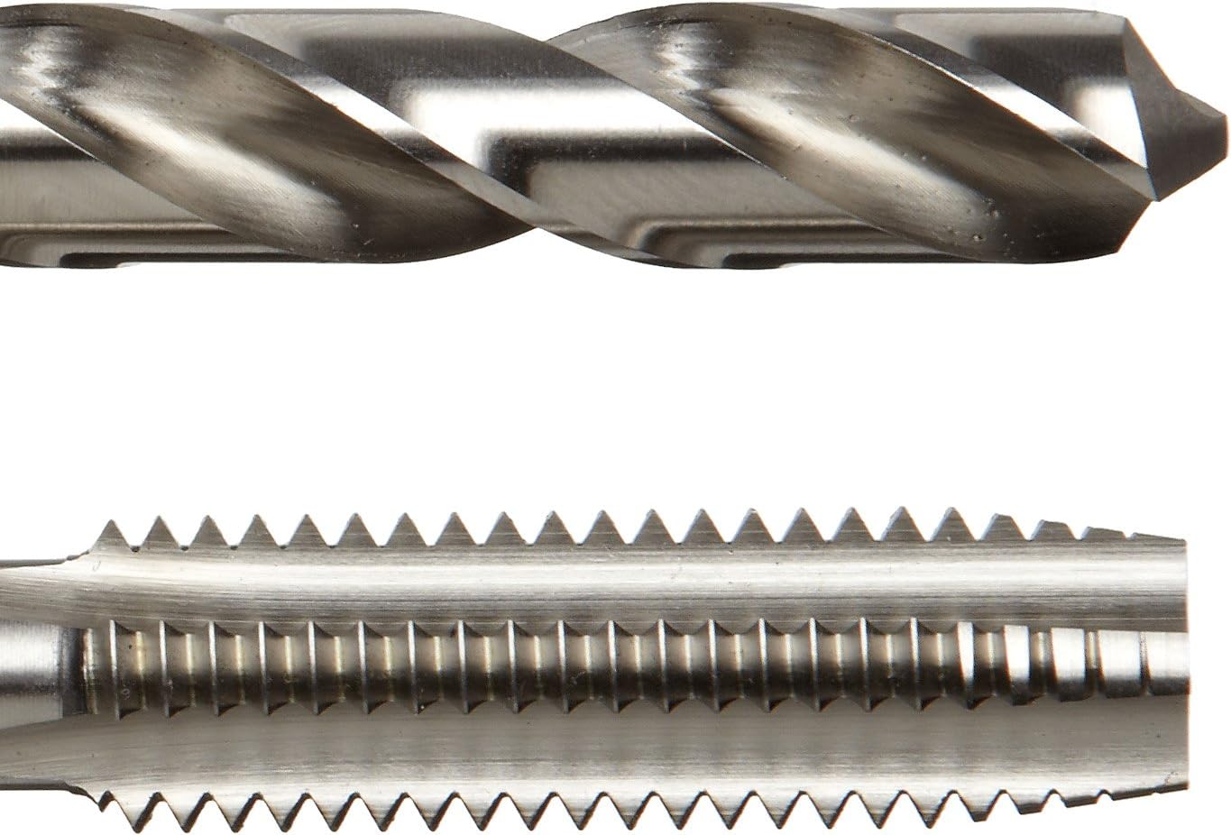 Lіmіtеd Stосk Chicago Latrobe 52580 HT18 High-Speed Steel Jobber Length Drill Bit and Hand Tap Set with Metal Case, Uncoated (Bright) Finish, Wire Size, Letter, Inch, 18-Piece, #6-32 to 1/2-13 Tap Sizes