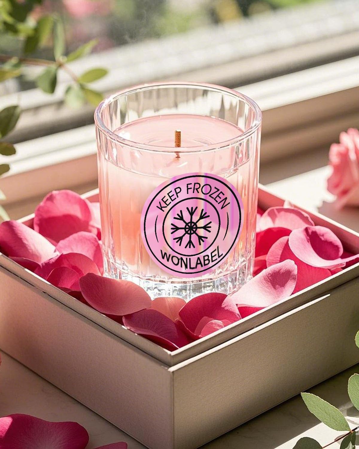 2×2 Round Thermal Labels for T50M Pro/M110/M100/M220 Label Makers, 2 inch Stickers Thermal Printer Labels for Small Business Barcode & Packaging, Holographic Purple, 140 Labels/1 Roll - Image 6