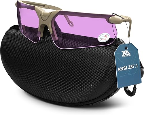 Miniatura 19 de xaegistac Anteojos de disparo con estuche antivaho para caza de hombres y mujeres Amarillo