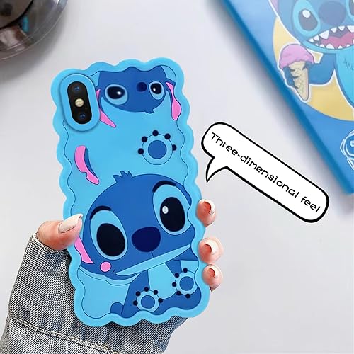 Miniatura 5 de Fundas para iPhone Xs MAX, diseño de dibujos animados en 3D, diseño único de silicona suave de goma, a prueba de golpes, protector antigolpes, para