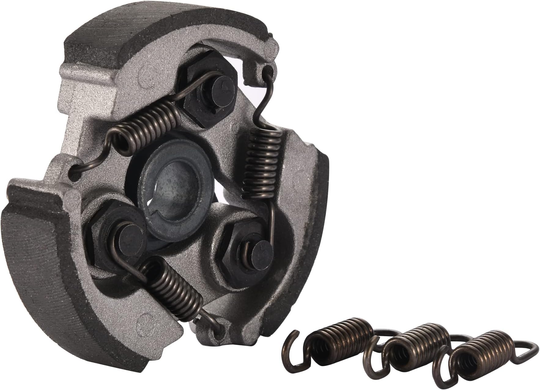 WOOSTAR Clutch Pad with 3 Springs Replacement for 2 Stroke 47cc 49cc 50cc 53cc Coolster Mini Pocket Bike Dirt Pit Bike Crosser ATV