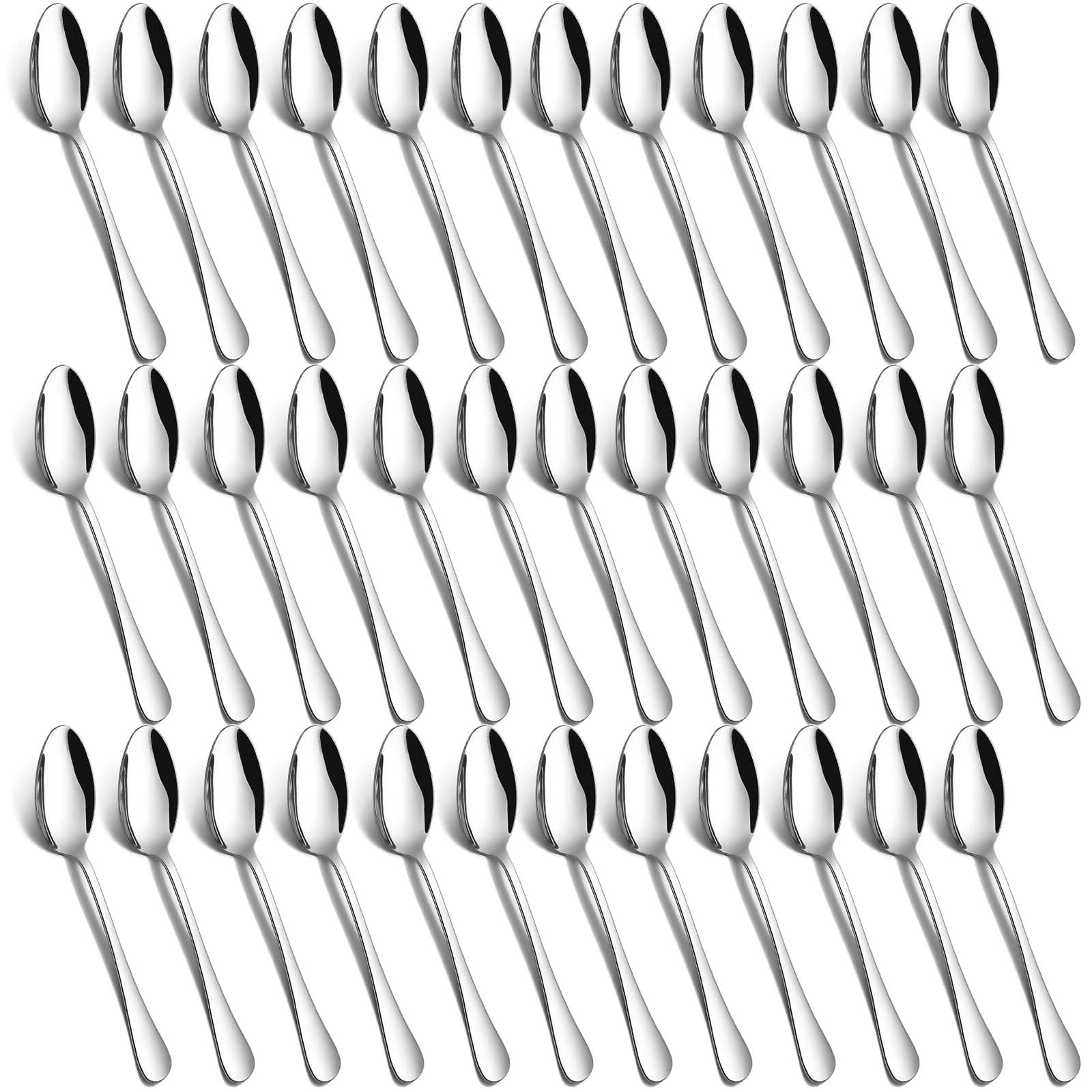 Teelöffel 36er Set, PionStar Edelstahl kaffeelöffel Set, (5,5"/14cm) Spülmaschinenfest, latte macchiato löffel/espressolöffel/kleine löffel/Dessertlöffel für Zuhause/Küche/Restaurant