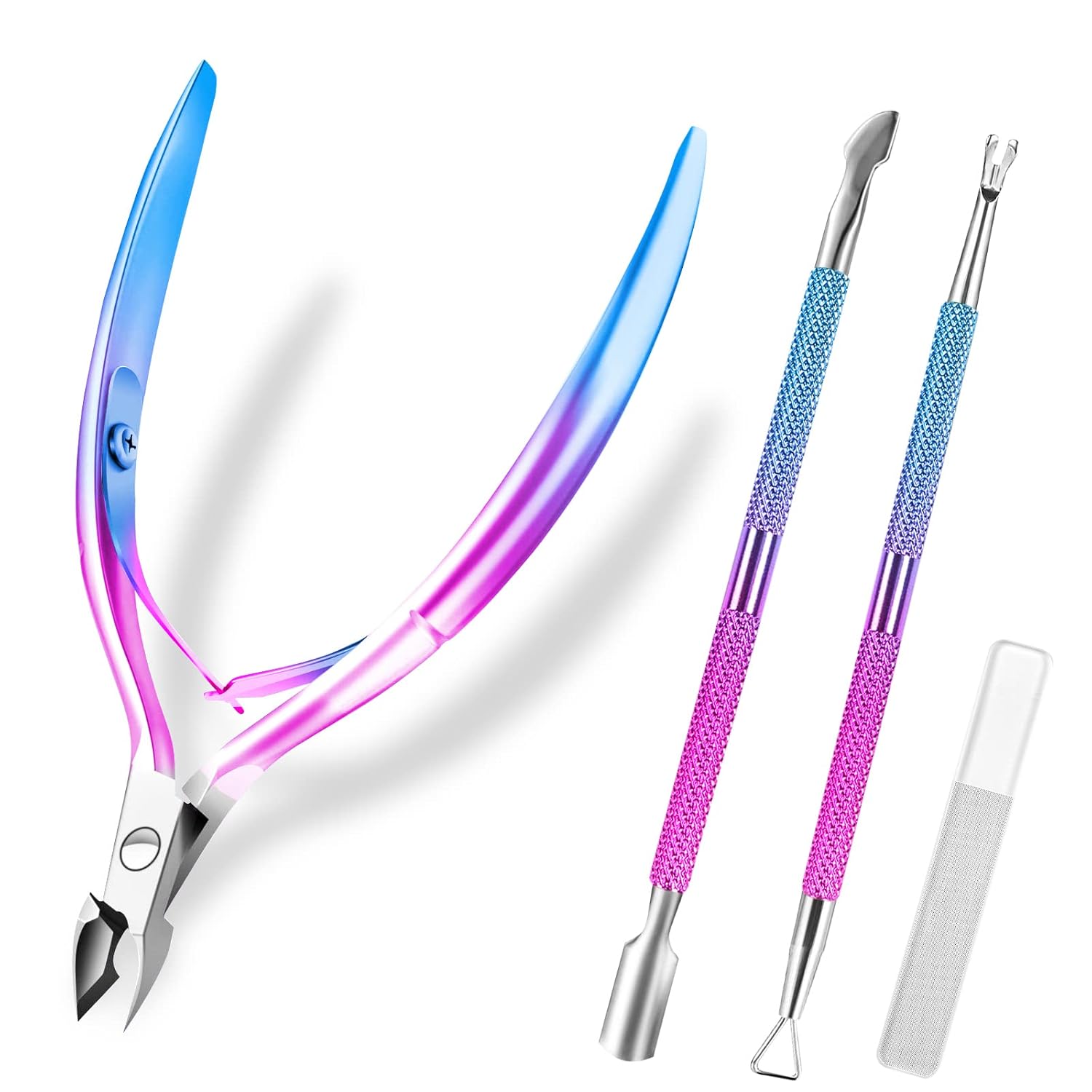 BQAN Cuticle Trimmer with Cuticle Pusher, Cuticle Remover