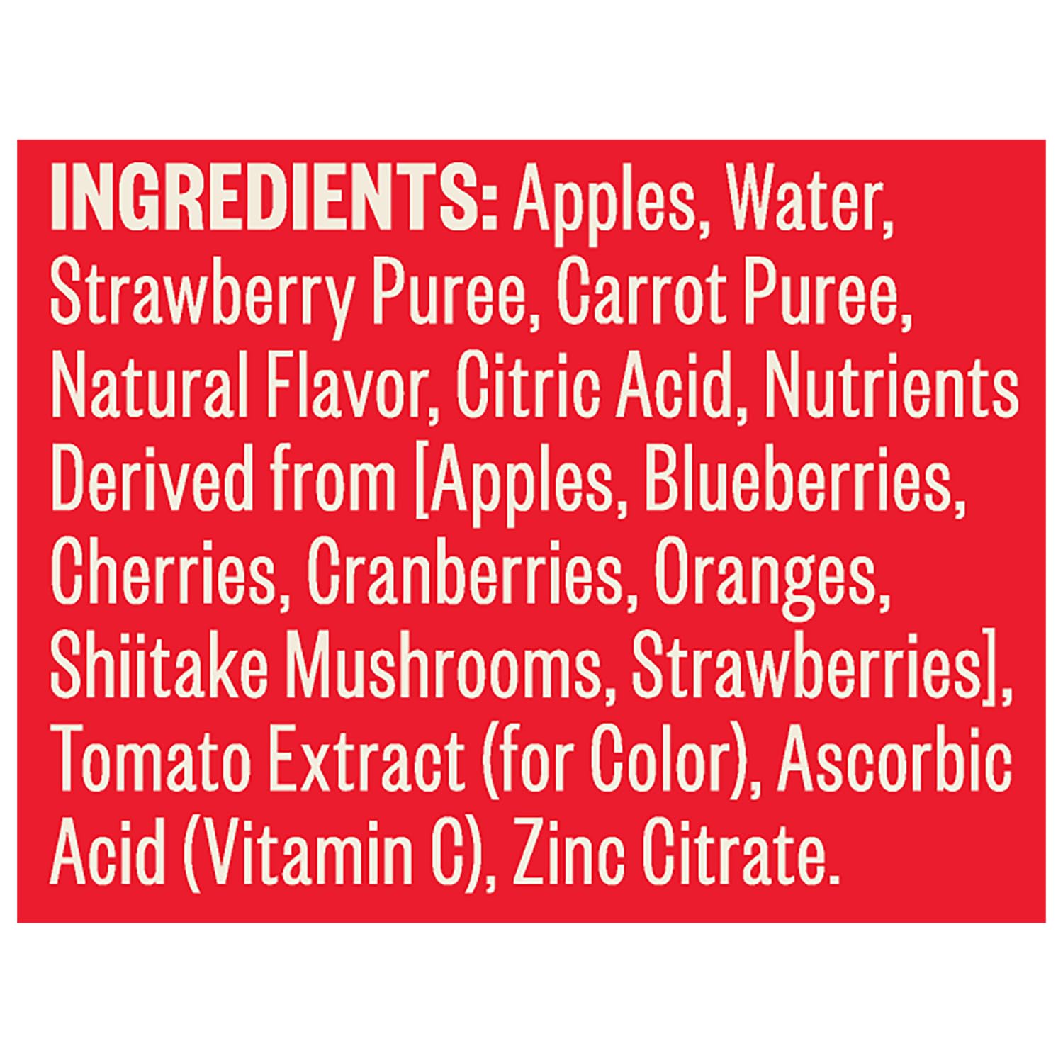 Tree Top Fruit & Veggies Strawberry 3.2 oz. (Pack of 10)