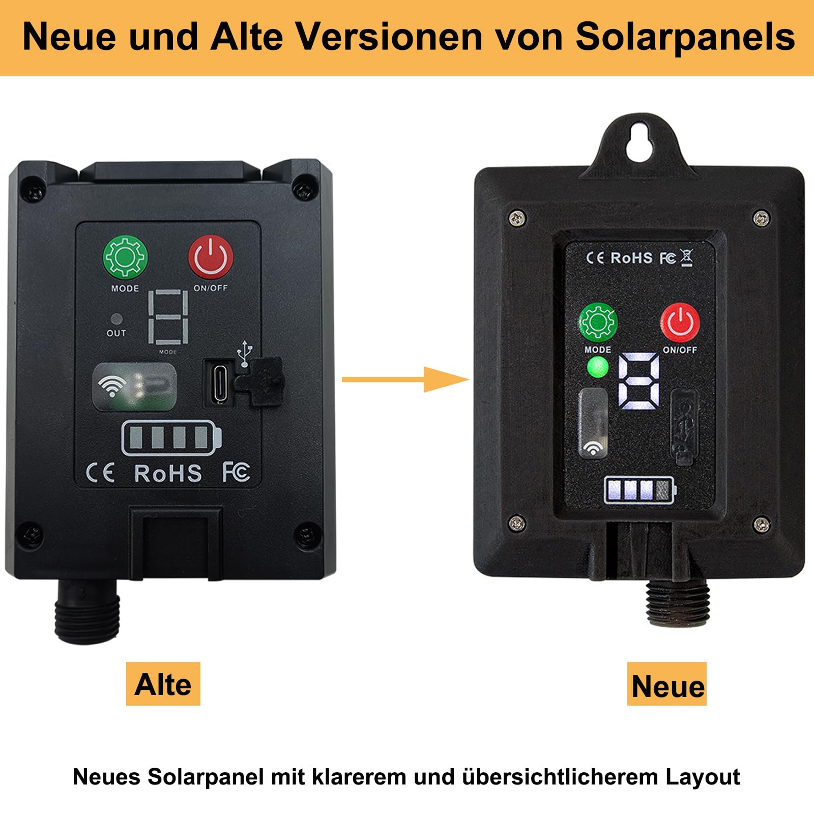 Catena di luci solari per esterni, 30 m, 300 LED, catena di luci a LED, per esterni, con 8 modalità + timer + telecomando, resistente alle intemperie, per balcone, 2 pezzi, bianco caldo