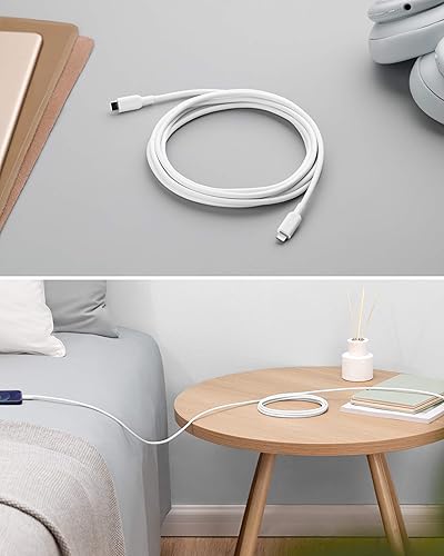 Vista 48 de Anker Cable USB C a Lightning, cable USB-C 321 a Lightning (3 pies, blanco), certificado MFi para iPhone 13 Pro 12 Pro Max 12 11 X XS, AirPods Pro
