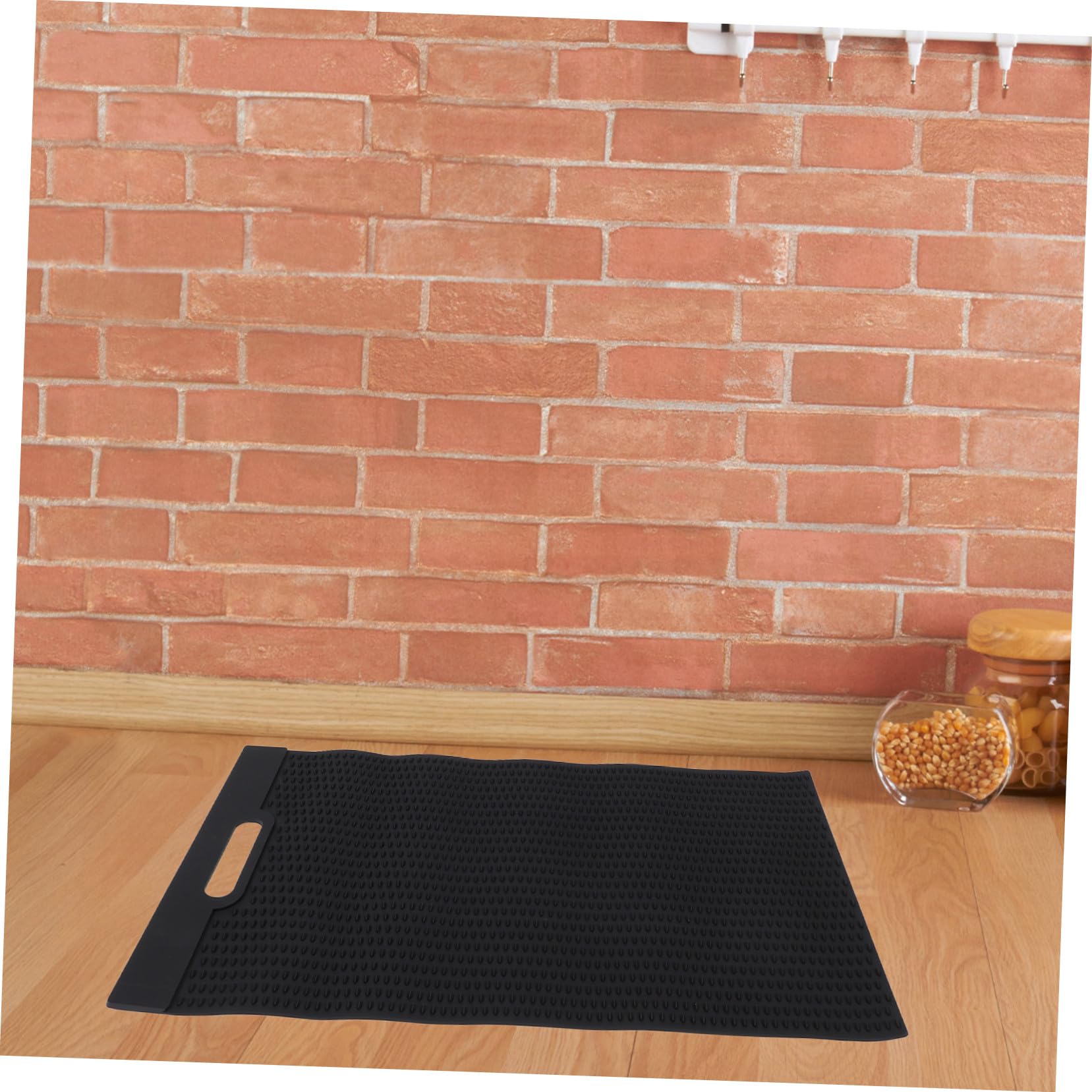 Pvc Fischmatte Antirutsch Küchenmatte Fischputzbrett Entwässerungsmatte Fischfiletunterlage Klein Schwarz Langlebig Vielseitig Für Fischreinigung Und Filetieren