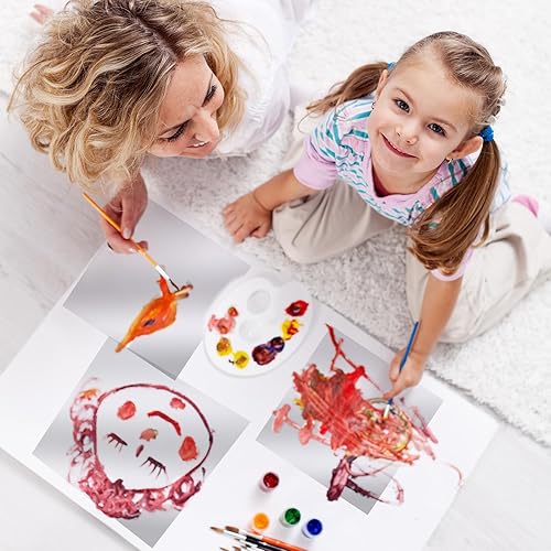 Miniatura 5 de Cholemy Paquete de 30 paneles de láminas de plástico transparente de 12 x 12 pulgadas, paneles de vidrio de plástico flexible para pósteres, marcos