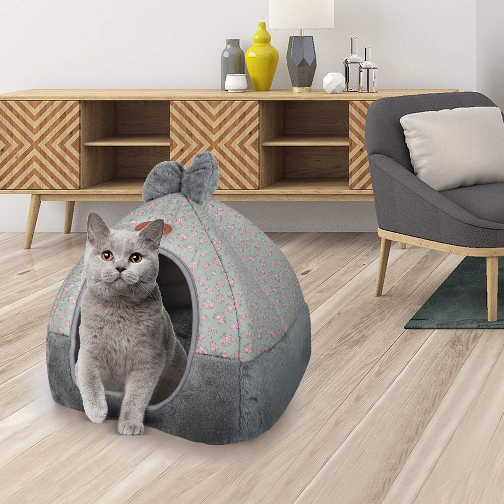 Roblue Hundebett In Jurten-Form, Faltbar, Waschbar – Für Hunde & Katzen, Größen S Bis XL, Mit Teppich