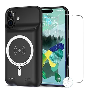 iPhone 16 plus 512gb バッテリー99% CASETiFY付き Amazon.com: Battery Case iPhone 16 Plus, Upgraded 12000mAh