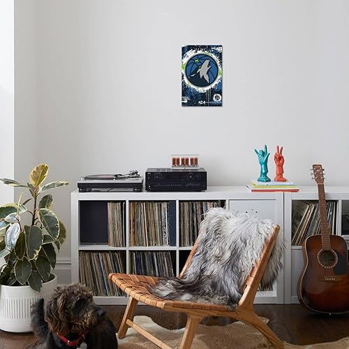 Vista 78 de Trends International NBA Minnesota Timberwolves - Póster de pared con logotipo Maximalist 23, 22.37 x 34.00 pulgadas, paquete de póster y clip