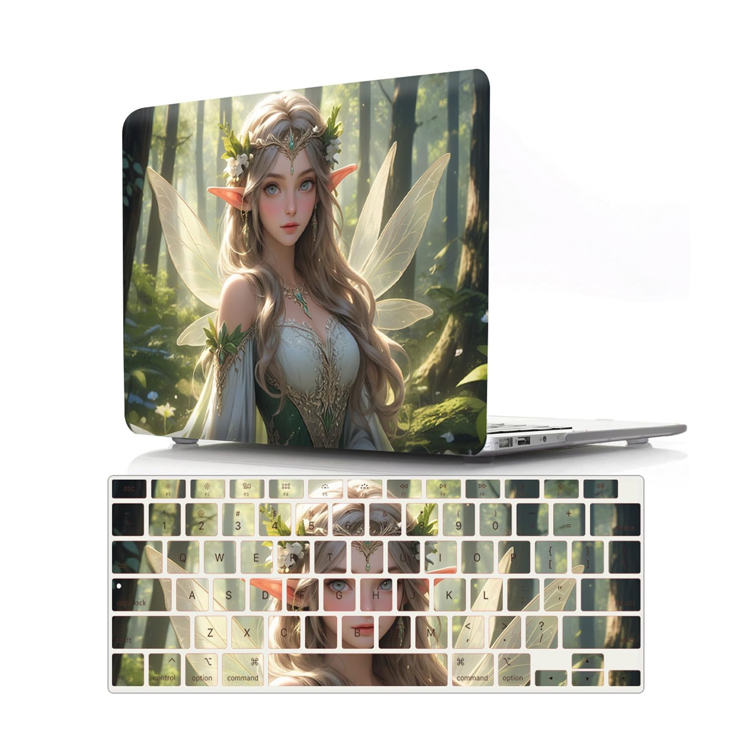 Carcasa rígida MacBook Pro 13 A2338 A2289 con protector de teclado B 8
