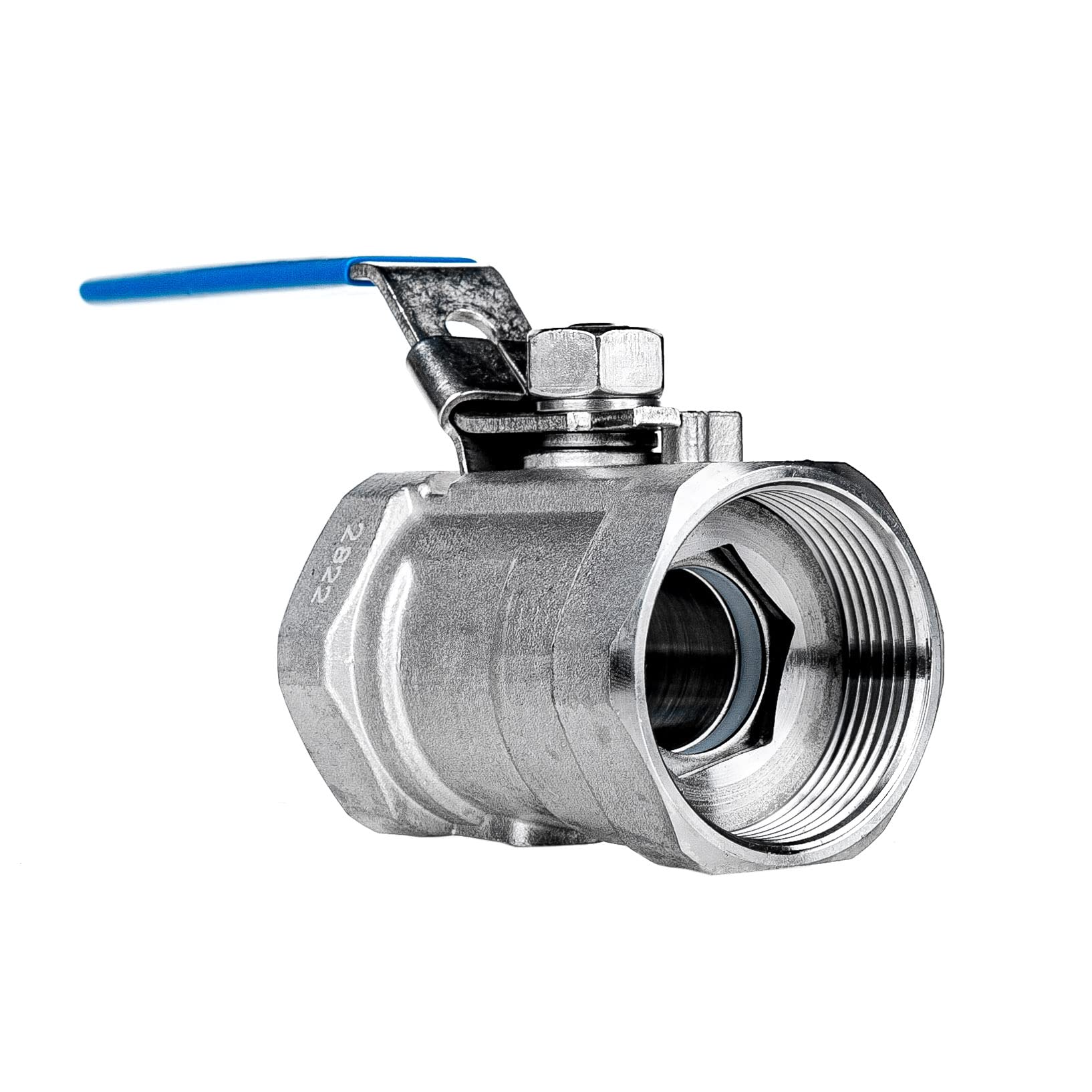 FSA Valvola a sfera in acciaio inox 316 da 1 1/2" 1 pezzo 2-vie