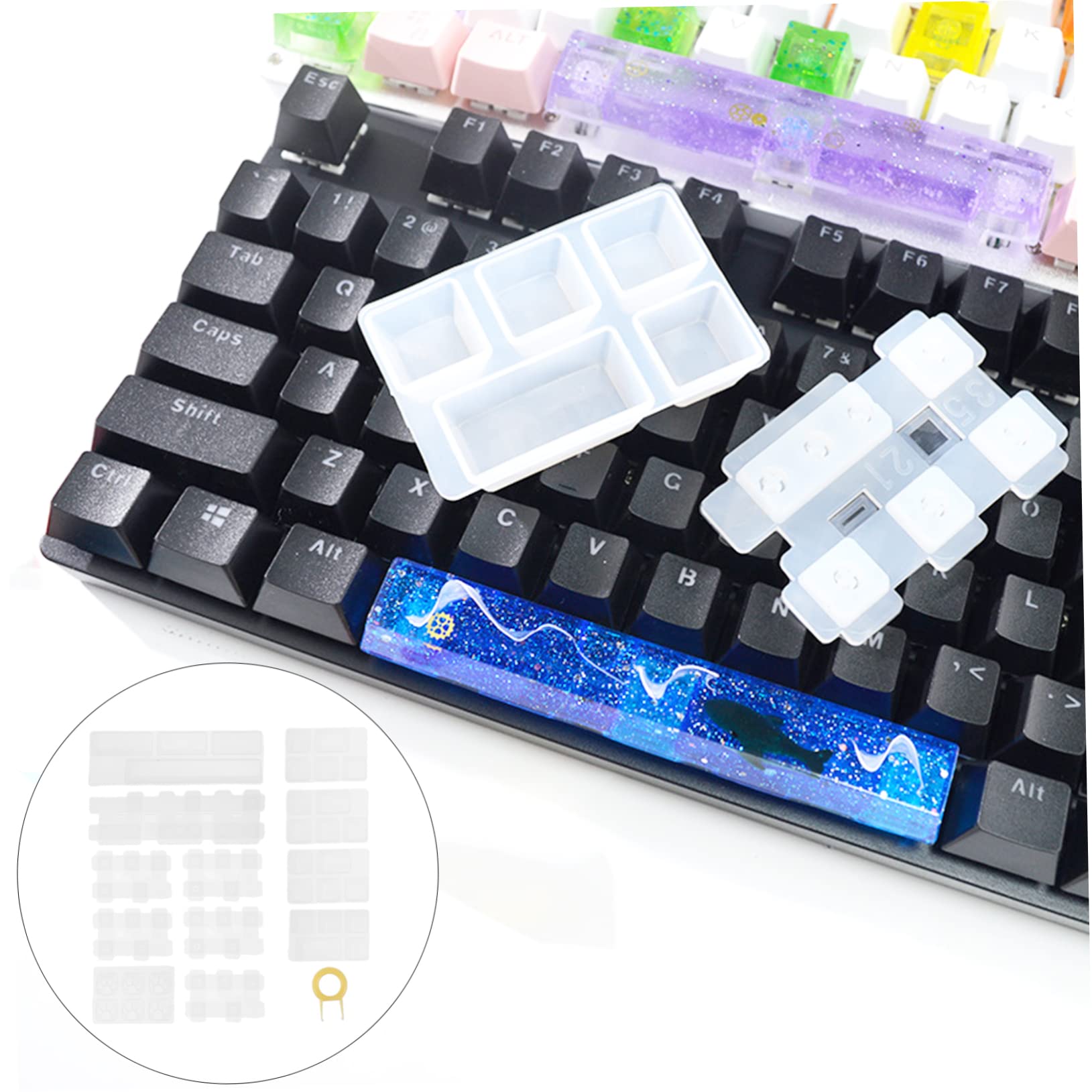 OSALADI 2pièces Moules à Silicone Ronds Lot Pour Fabrication De