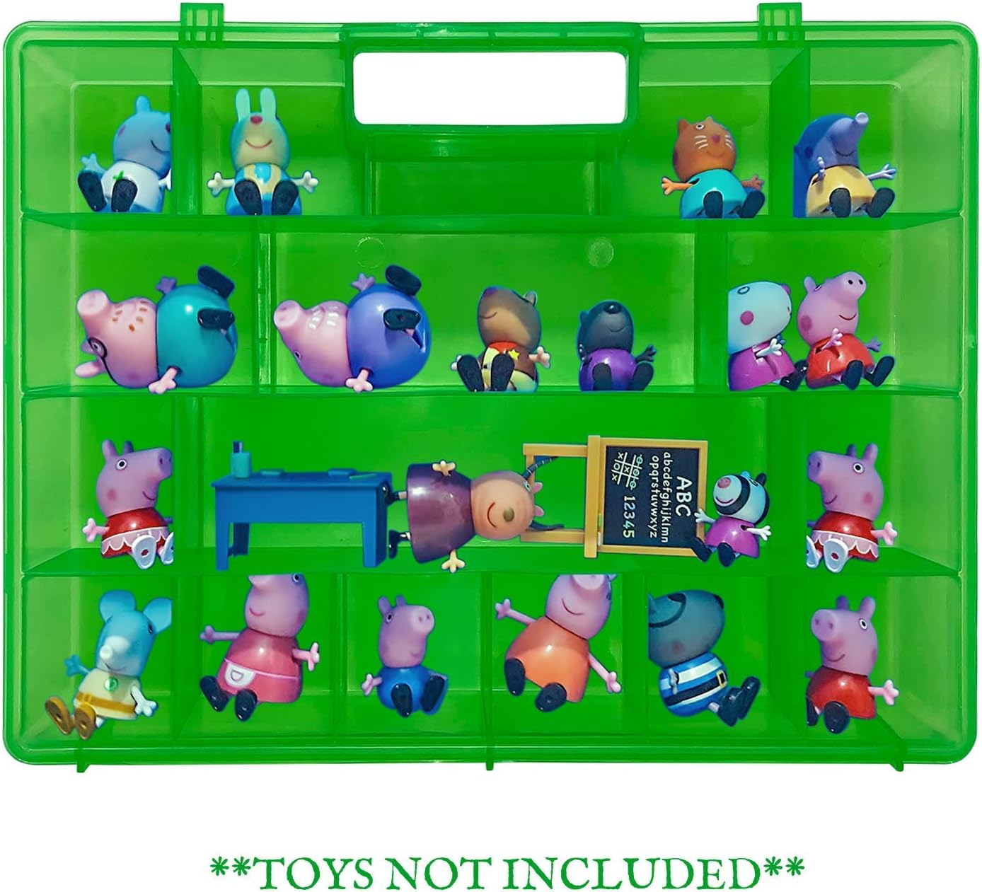 Life Made Better, Sturdy Green Toy Case, Protector Toy Storage Carrying Box
