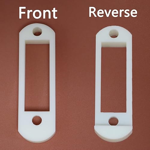 Miniatura 10 de Soporte de ajuste de ángulo de revestimiento de vinilo compatible con timbre de video Arlo de seguridad, cuña de montaje en ángulo para timbre de