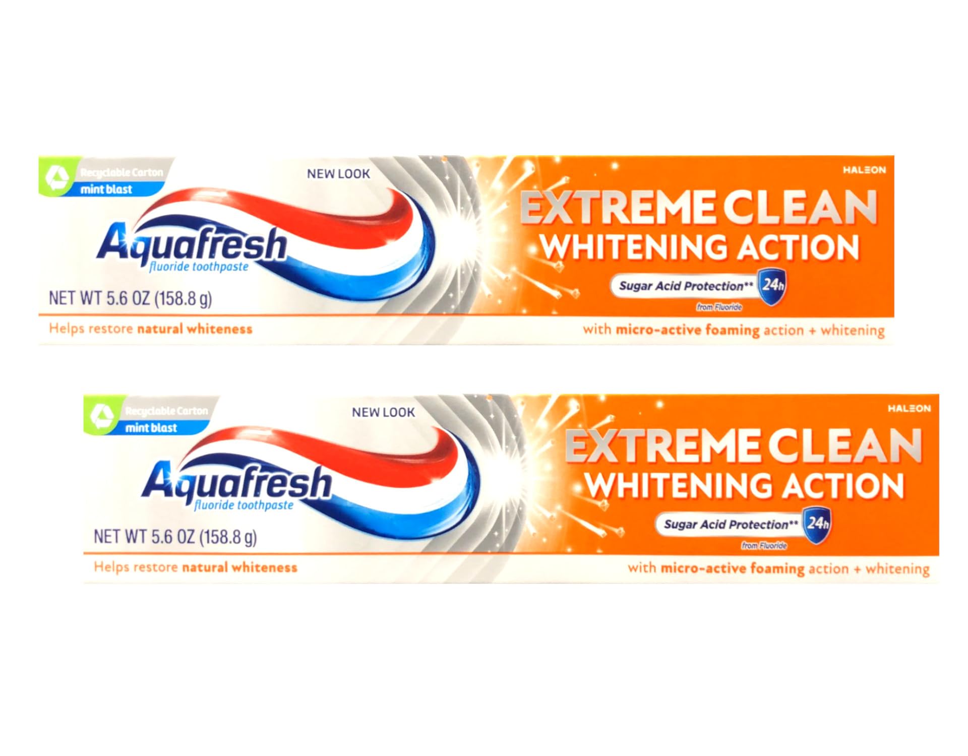 Aqua Fresh Aquafresh Extreme Clean Whitening 5.6 Ounces (Pack of 2)