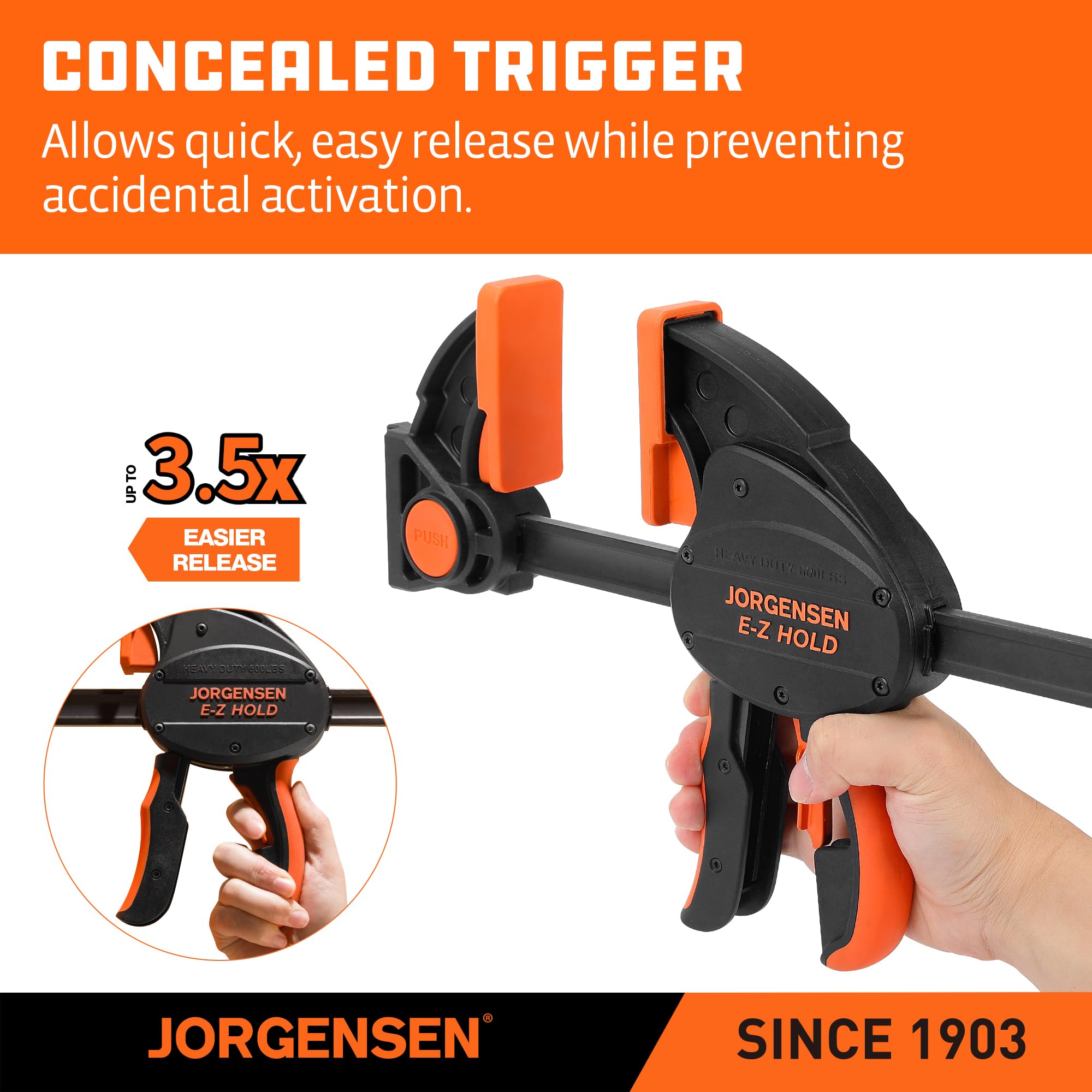Amazon.co.jp: Jorgensen E-Z Hold 800ポンド ヘビーデューティー